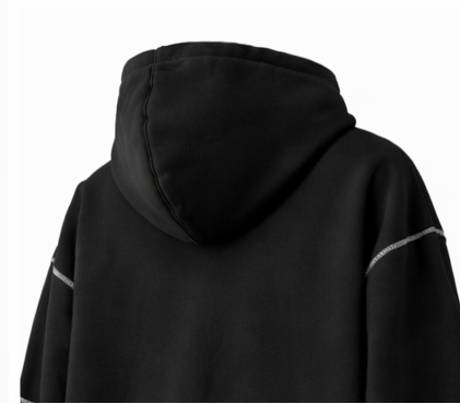 THE BASIC BLACK HOODIE AMARTIA